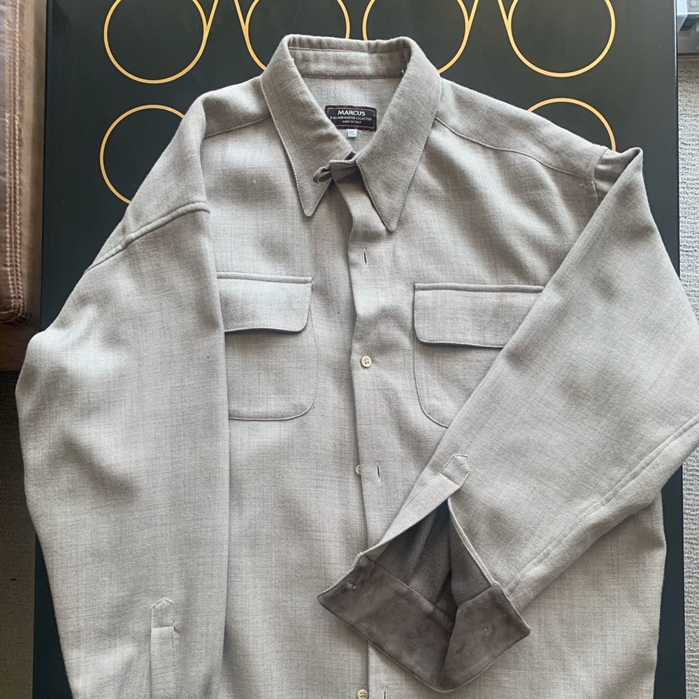 Neiman Marcus “Marcus” collection virgin wool coat
